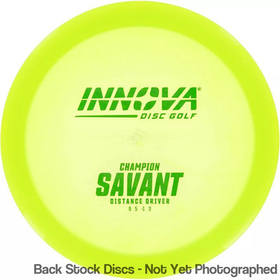 Innova Champion Savant with Burst Logo Stock Stamp