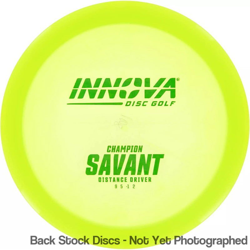 Innova Champion Savant with Burst Logo Stock Stamp