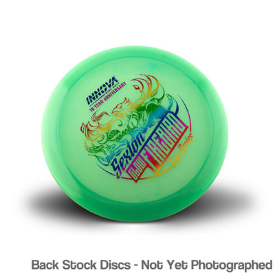 Innova Proto Glow Champion Firebird with Nate Sexton "Sexybird" 10 Year Anniversary Tour Series Stamp