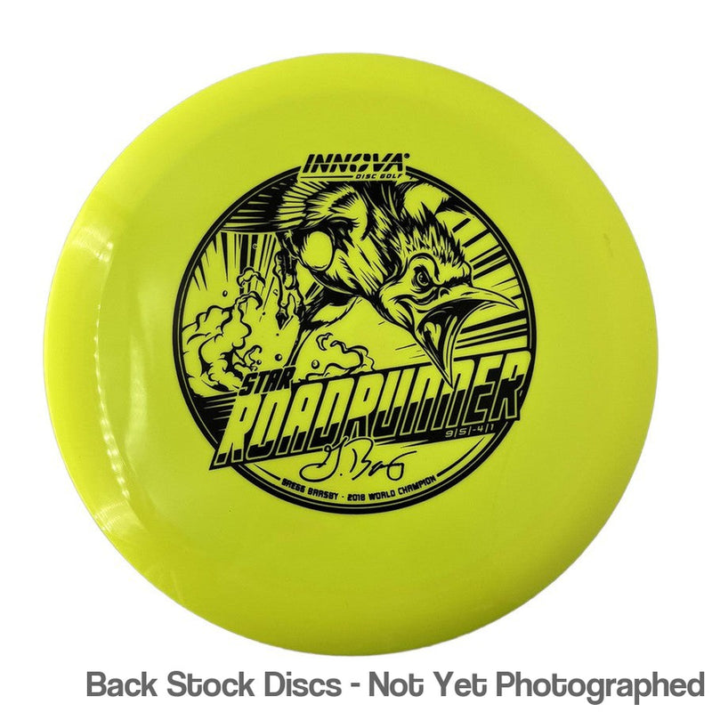 Innova Star Roadrunner with Gregg Barsby - 2018 World Champion with Burst Logo Stamp