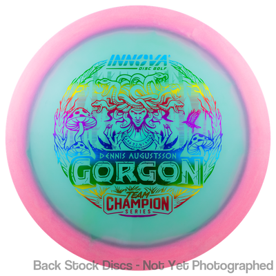 Innova Proto Glow Halo Champion Gorgon with Dennis Augustsson Team Champion Series 2025 Stamp