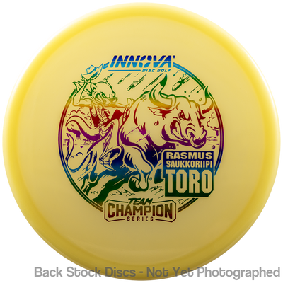 Innova Proto Glow Champion Toro with Rasmus Saukkoriipi Team Champion Series 2025 Stamp