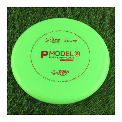 Prodigy Ace Line DuraFlex Color Glow P Model S with Cale Leiviska 2021 Bottom Stamp Stamp - 175g - Solid Green