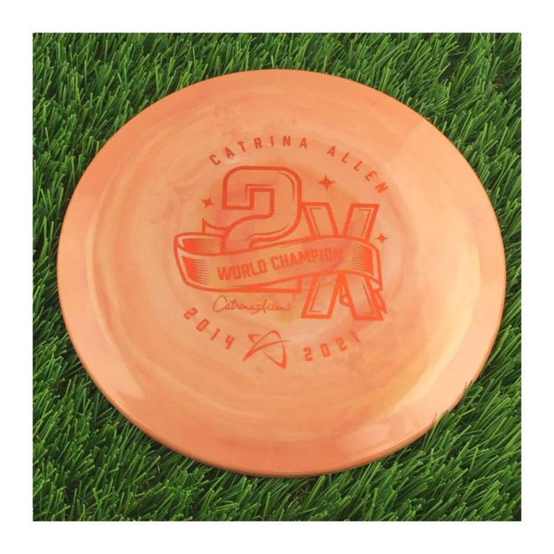 Prodigy 400G Spectrum F7 with Catrina Allen 2x World Champion Commemorative Stamp - 171g - Solid Orange Swirl