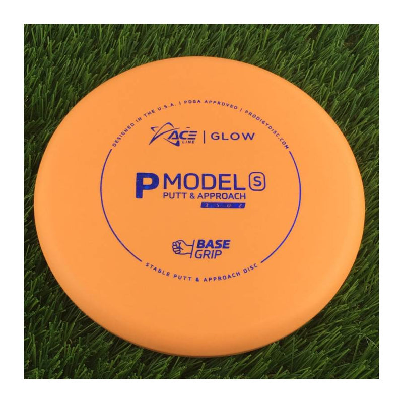 Prodigy Ace Line Basegrip Color Glow P Model S with Cale Leiviska 2021 Bottom Stamp Stamp - 174g - Solid Orange