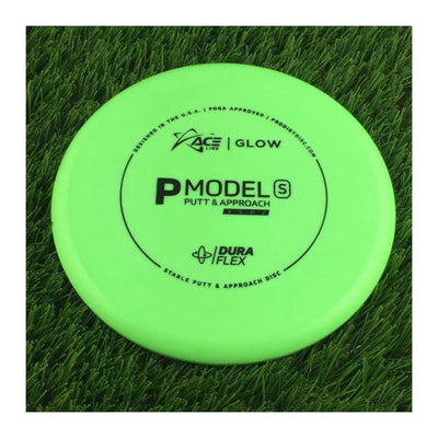 Prodigy Ace Line DuraFlex Color Glow P Model S with Cale Leiviska 2021 Bottom Stamp Stamp - 175g - Solid Green