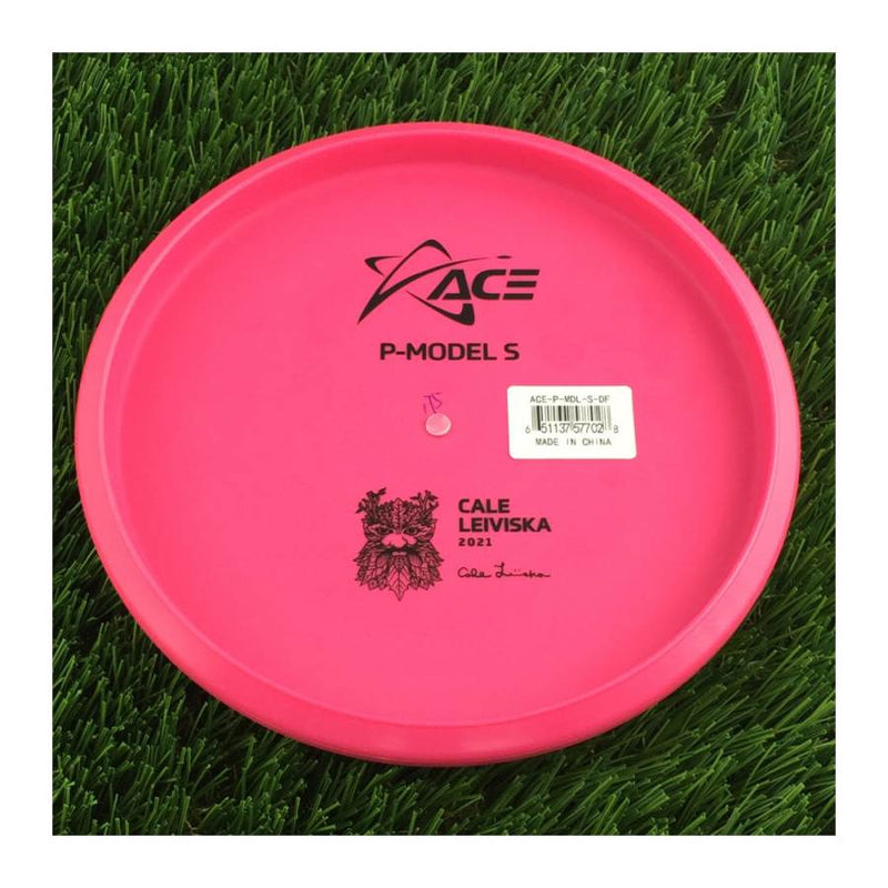 Prodigy Ace Line DuraFlex Color Glow P Model S with Cale Leiviska 2021 Bottom Stamp Stamp - 175g - Solid Pink