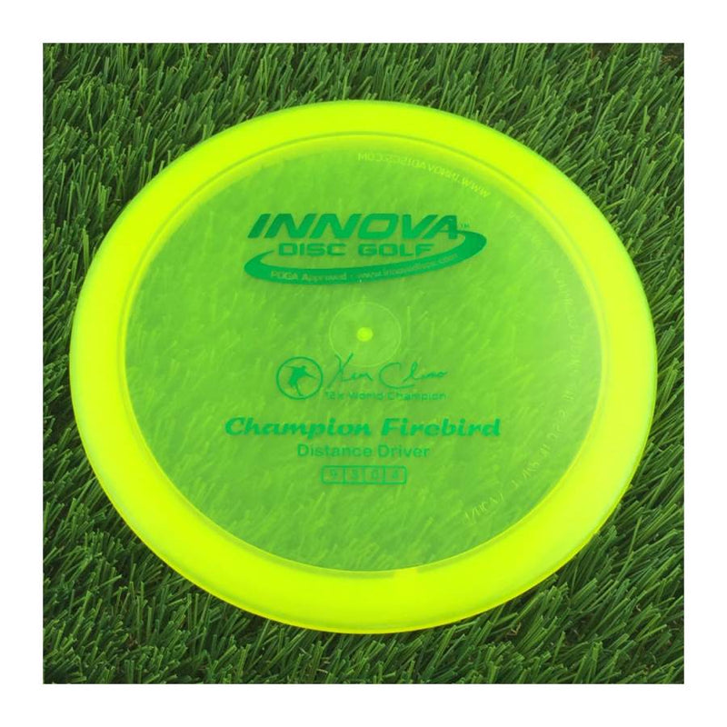 Innova Champion Firebird with Misprint Stamp - 156g - Translucent Yellow