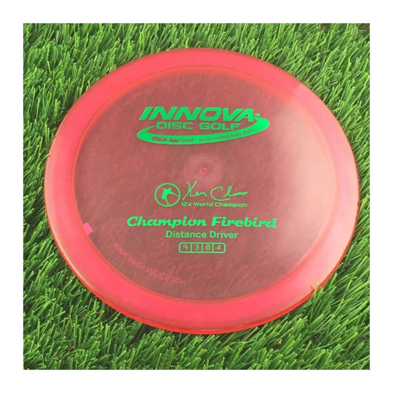 Innova Champion Firebird with Misprint Stamp - 159g - Translucent Red