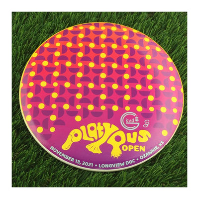 Discraft ESP SuperColor Buzzz with KVDGC 2021 Platypus Open - Longview - Ozawkie, KS Print - 176g