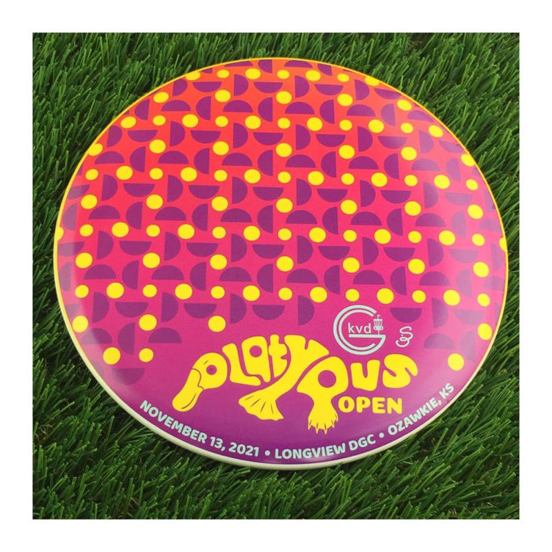 Discraft ESP SuperColor Buzzz with KVDGC 2021 Platypus Open - Longview - Ozawkie, KS Print - 177g