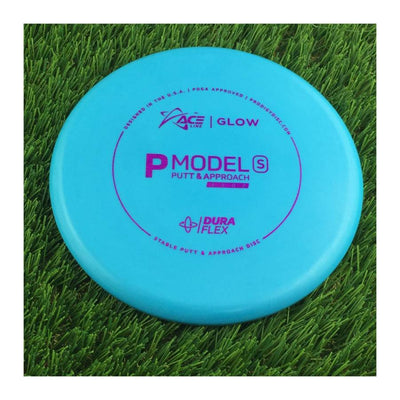 Prodigy Ace Line DuraFlex Color Glow P Model S with Cale Leiviska 2021 Bottom Stamp Stamp - 175g - Solid Blue