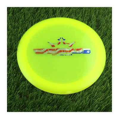 Dynamic Discs Lucid Trespass with Flag Bar Stamp Stamp - 175g - Translucent Yellow