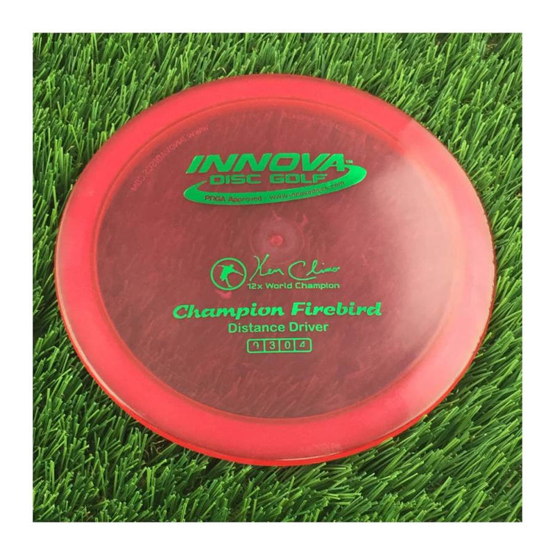 Innova Champion Firebird with Misprint Stamp - 158g - Translucent Red