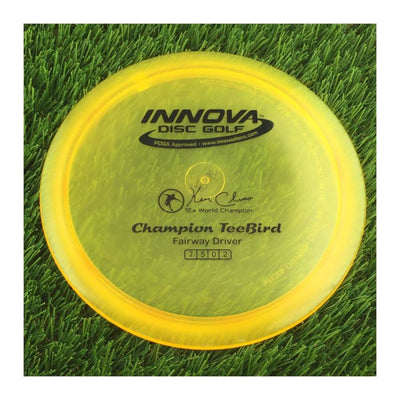 Innova Champion Teebird with Ken Climo 12x World Champion Stamp - 175g - Translucent Orange