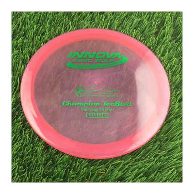 Innova Champion Teebird with Ken Climo 12x World Champion Stamp - 175g - Translucent Dark Pink