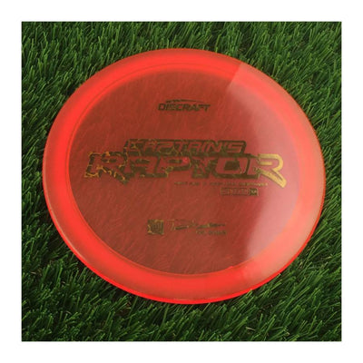 Discraft Special Blend Z Captain's Raptor with First Run // Modified Overstable - Paul Ulibarri Stamp - 174g - Translucent Red