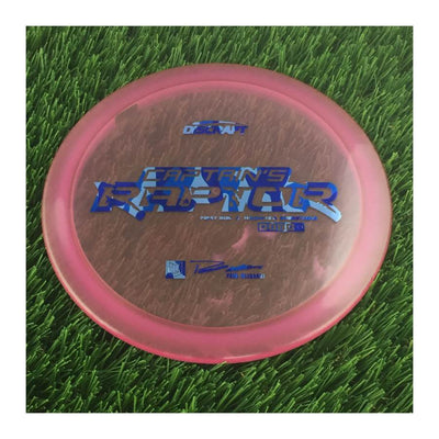 Discraft Special Blend Z Captain's Raptor with First Run // Modified Overstable - Paul Ulibarri Stamp - 174g - Translucent Dark Red