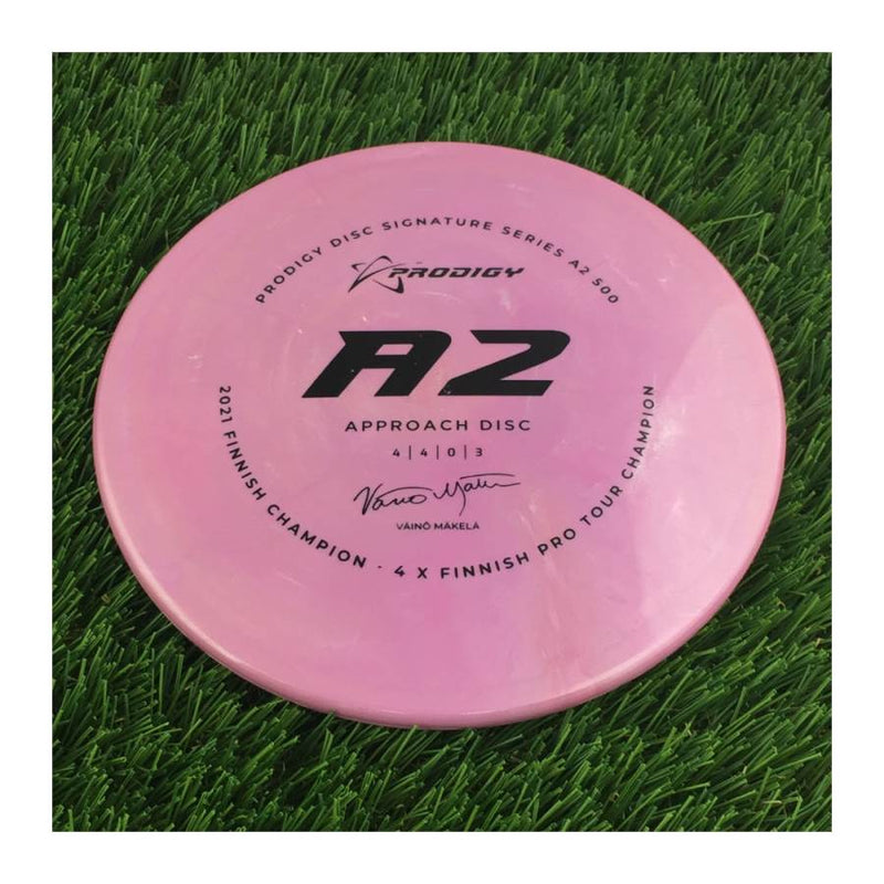 Prodigy 500 A2 with 2022 Signature Series Vaino Makela - 2021 Finnish Champion - 4 X Finnish Pro Tour Champion Stamp - 174g - Solid Pink