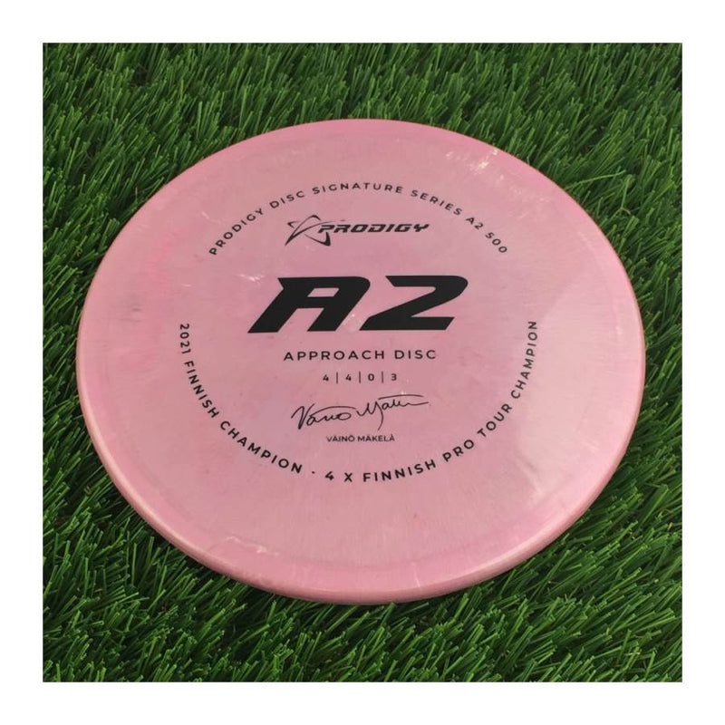 Prodigy 500 A2 with 2022 Signature Series Vaino Makela - 2021 Finnish Champion - 4 X Finnish Pro Tour Champion Stamp - 174g - Solid Pink