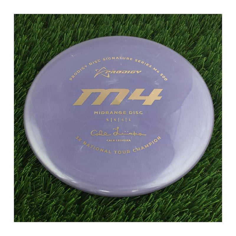 Prodigy 500 M4 with 2022 Signature Series Cale Leiviska - 3X National Tour Champion Stamp - 180g - Solid Purple