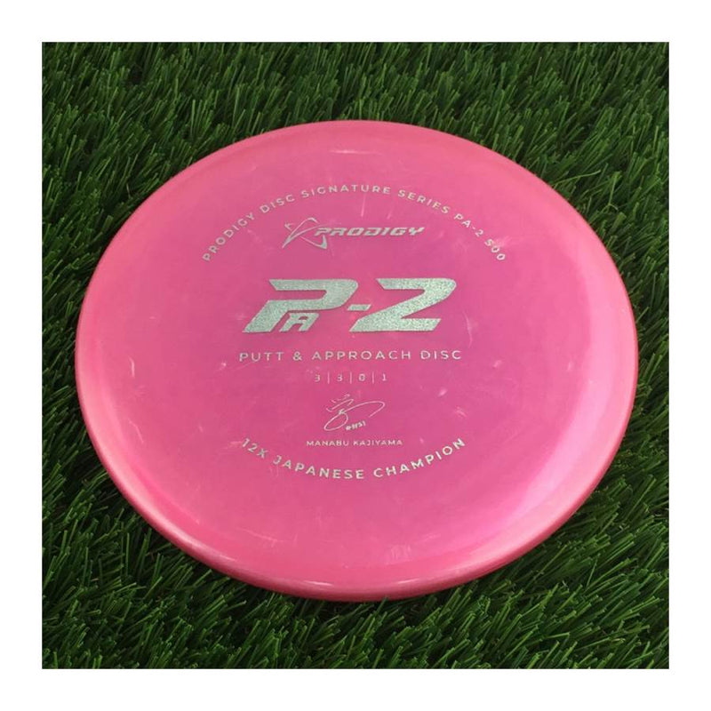 Prodigy 500 PA-2 with 2022 Signature Series Manabu Kajiyama - 12X Japanese Champion Stamp - 174g - Translucent Pink