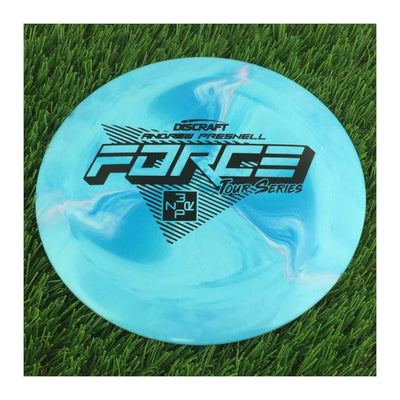 Discraft ESP Swirl Force with Andrew Presnell Tour Series 2022 Stamp - 174g - Solid Blue