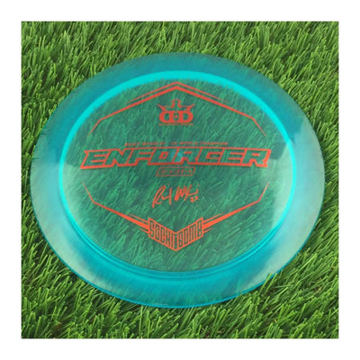 Dynamic Discs Lucid Enforcer with Ricky Wysocki - 2X World Champion - SockiBomb Stamp - 173g - Translucent Blue