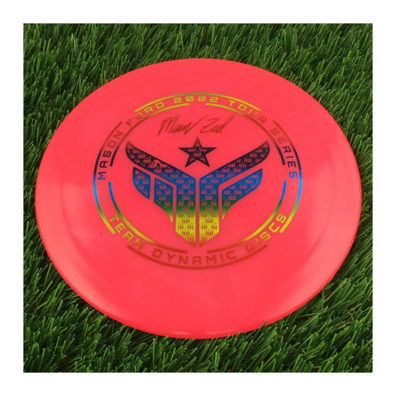 Dynamic Discs Hybrid X Getaway with Mason Ford Logo 2022 Tour Series - Team Dynamic Discs Stamp - 173g - Translucent Pink