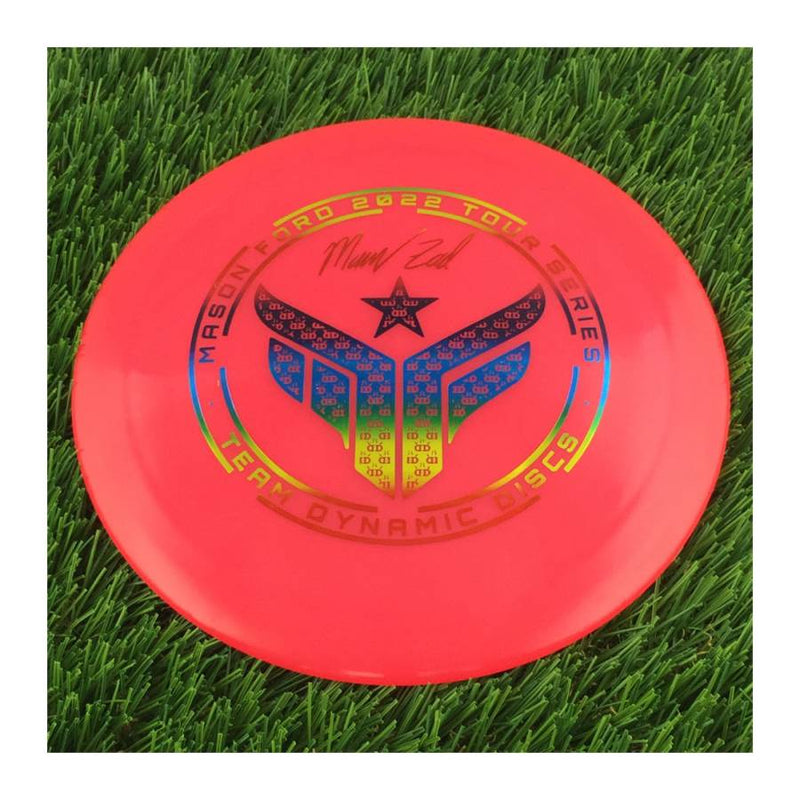 Dynamic Discs Hybrid X Getaway with Mason Ford Logo 2022 Tour Series - Team Dynamic Discs Stamp - 173g - Translucent Pink