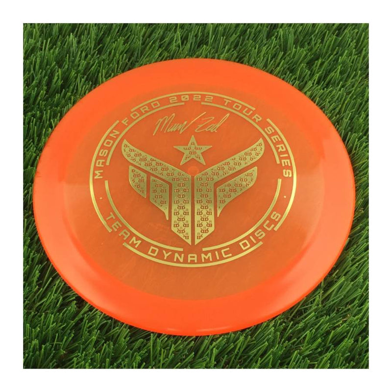 Dynamic Discs Hybrid X Getaway with Mason Ford Logo 2022 Tour Series - Team Dynamic Discs Stamp - 176g - Translucent Orange