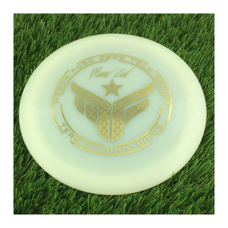 Dynamic Discs Hybrid X Getaway with Mason Ford Logo 2022 Tour Series - Team Dynamic Discs Stamp - 175g - Translucent White