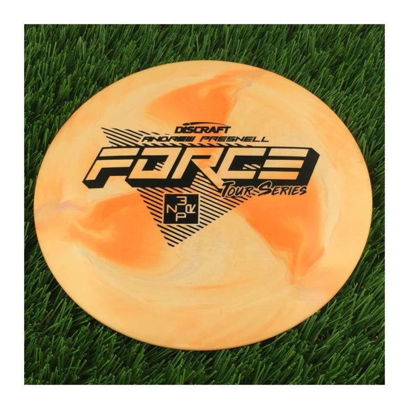 Discraft ESP Swirl Force with Andrew Presnell Tour Series 2022 Stamp