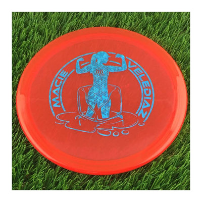 Dynamic Discs Lucid Ice Justice with Macie Velediaz - 2022 Team Series - Ice Flex Stamp - 173g - Translucent Red