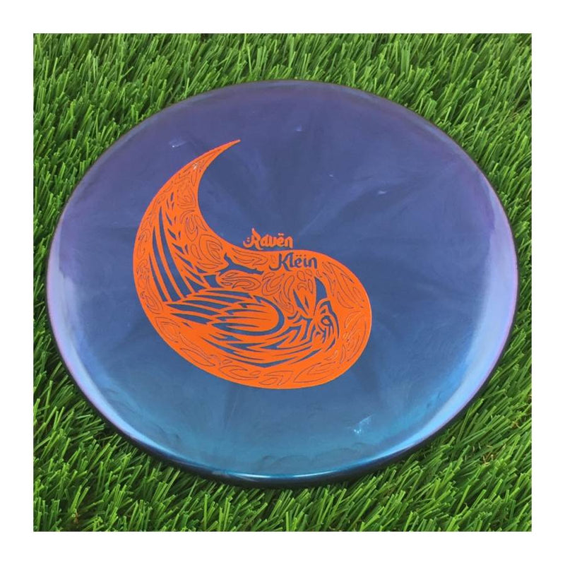 Dynamic Discs Lucid Chameleon Suspect with Raven Klein Yin and Yang Raven Stamp - 176g - Translucent Dark Grey