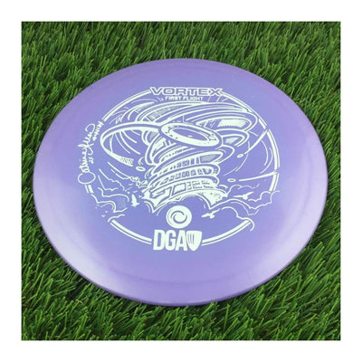 DGA Proline Vortex with First Flight Catrina Allen - Art by John Dorn Stamp - 174g - Solid Purple