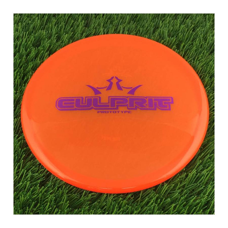 Dynamic Discs Lucid Ice Culprit with Prototype Stamp - 176g - Translucent Orange