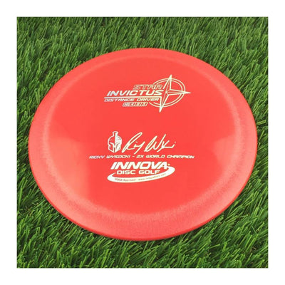 Innova Star Invictus with Ricky Wysocki - 2X World Champion Signature Stamp - 167g - Solid Red