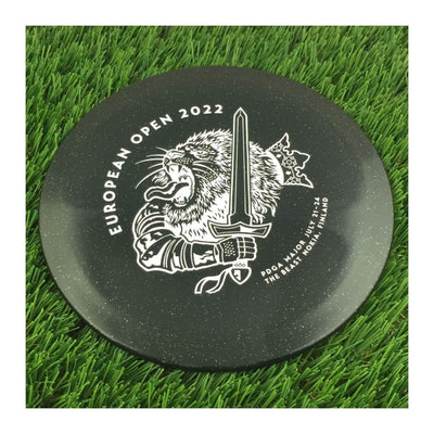 Discmania C-Line Metal Flake FD3 with European Open 2022 - The Beast - Nokia, Finland Stamp - 175g - Translucent Black