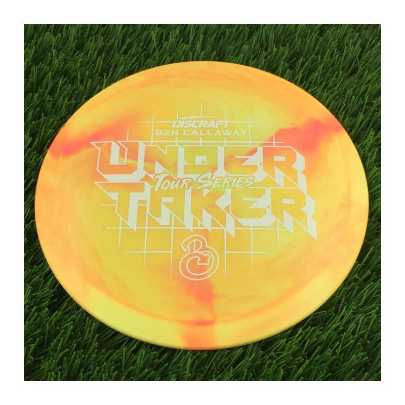 Discraft ESP Swirl Undertaker with Ben Callaway Tour Series 2022 Stamp - 174g - Solid Orange