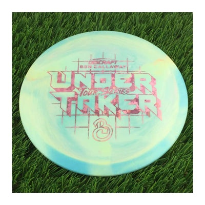 Discraft ESP Swirl Undertaker with Ben Callaway Tour Series 2022 Stamp - 174g - Solid Blue