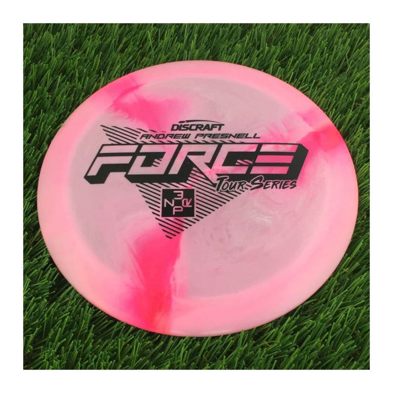 Discraft ESP Swirl Force with Andrew Presnell Tour Series 2022 Stamp