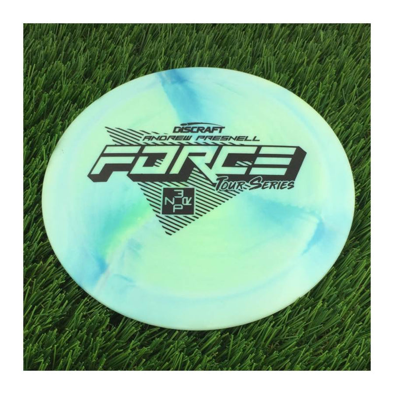 Discraft ESP Swirl Force with Andrew Presnell Tour Series 2022 Stamp