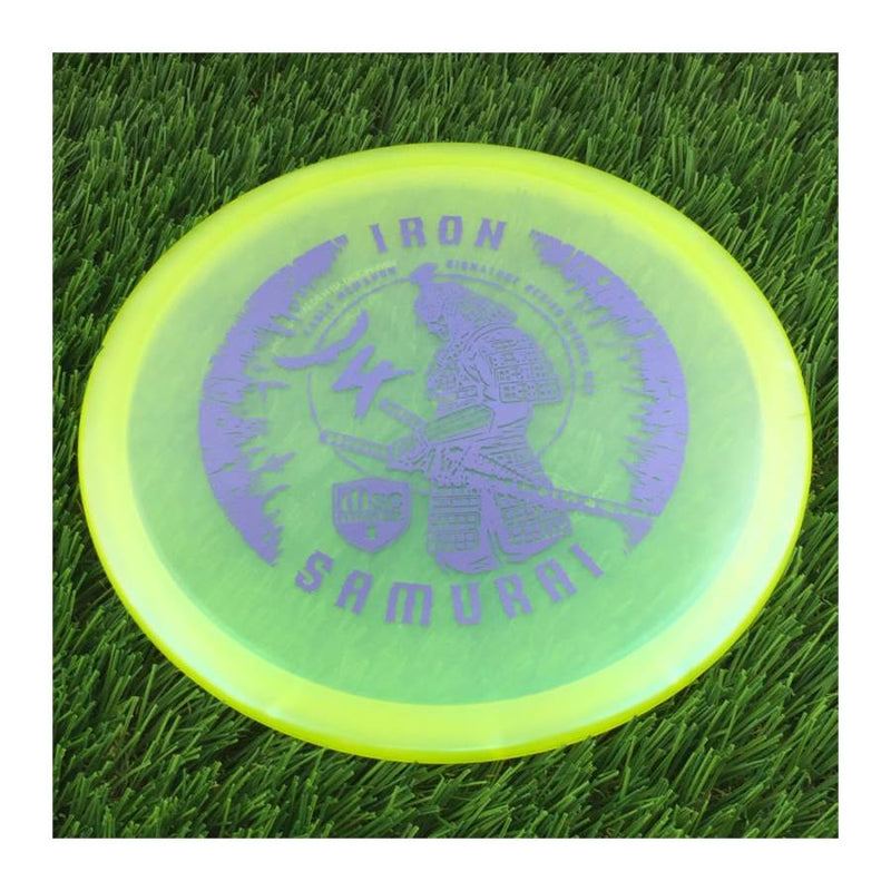 Discmania Chroma C-Line MD3 with Eagle McMahon Signature Series Iron Samurai 4 Stamp - 176g - Translucent Yellow