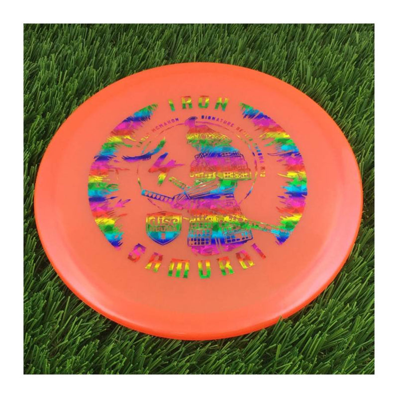 Discmania Chroma C-Line MD3 with Eagle McMahon Signature Series Iron Samurai 4 Stamp - 177g - Translucent Orange