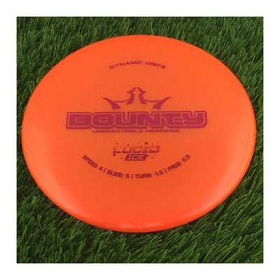 Dynamic Discs Lucid Ice Glimmer Bounty - 174g - Translucent Orange