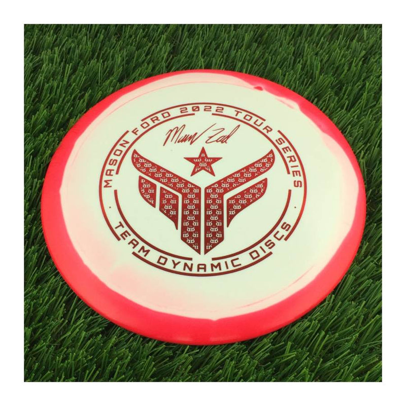 Dynamic Discs Fuzion Orbit Getaway with Mason Ford Logo 2022 Tour Series - Team Dynamic Discs Stamp - 176g - Solid Red