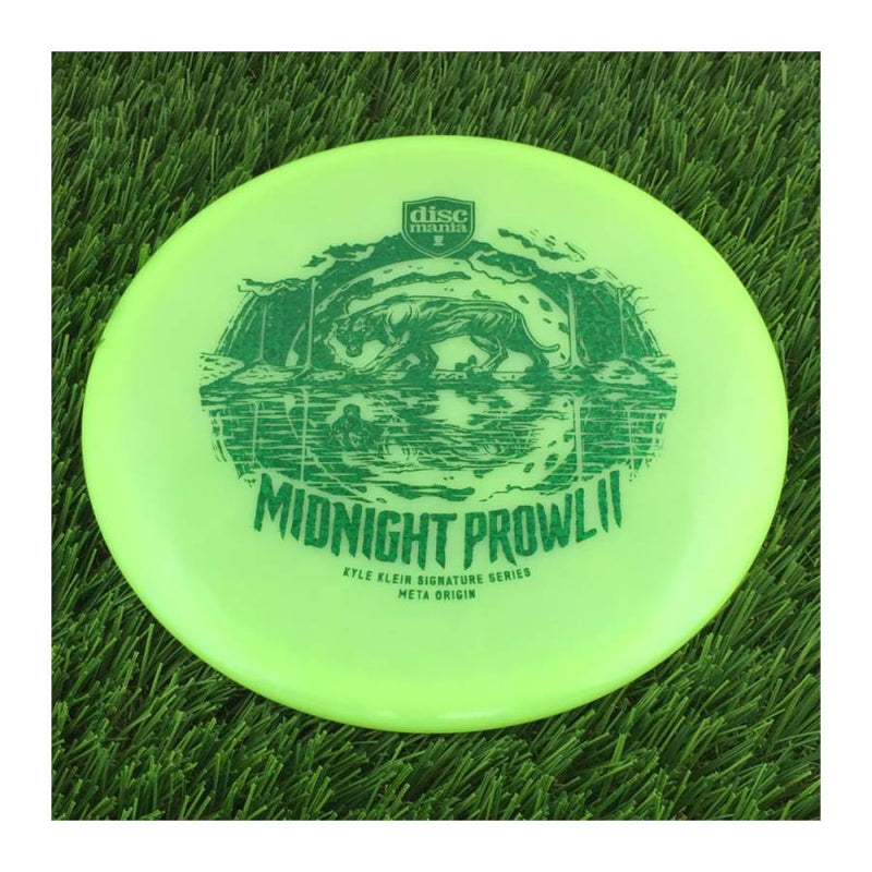 Discmania Evolution Meta Origin with Midnight Prowl II(2) - Kyle Klein Signature Series Stamp - 177g - Translucent Green