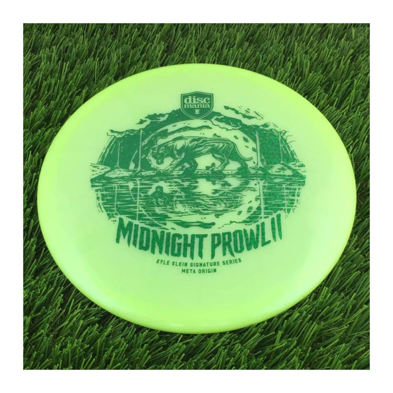 Discmania Evolution Meta Origin with Midnight Prowl II(2) - Kyle Klein Signature Series Stamp - 177g - Translucent Green