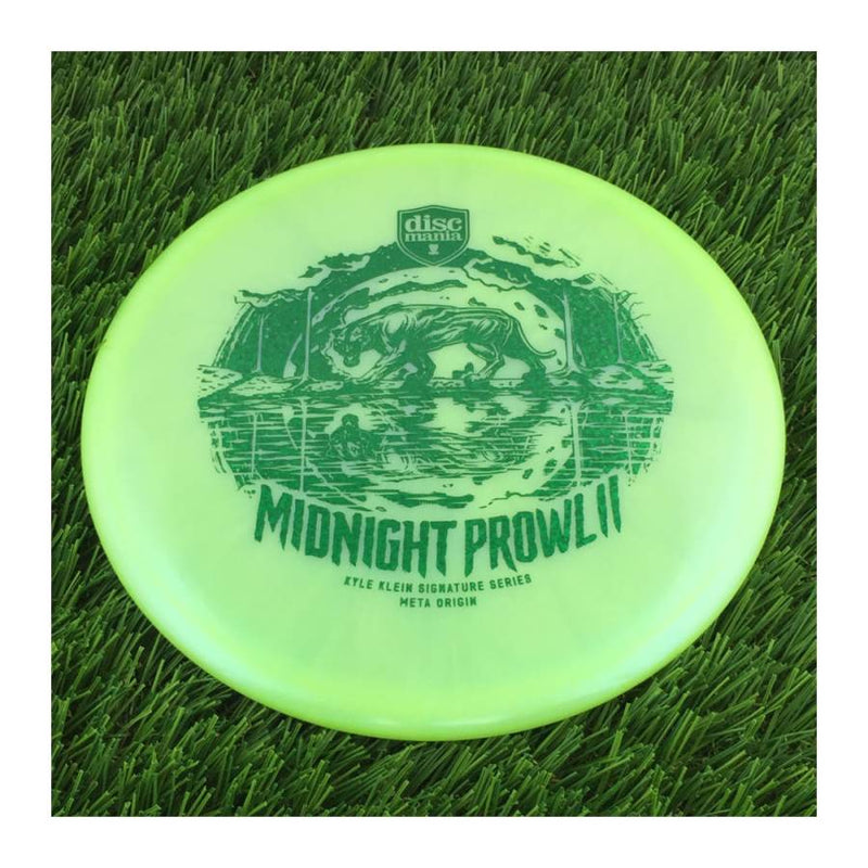 Discmania Evolution Meta Origin with Midnight Prowl II(2) - Kyle Klein Signature Series Stamp - 177g - Translucent Green